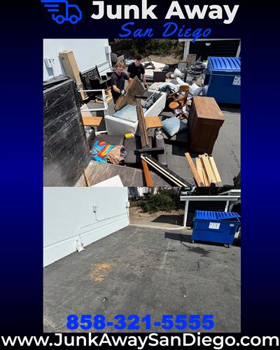 Commercial Warehouse cleanup junk removal 
