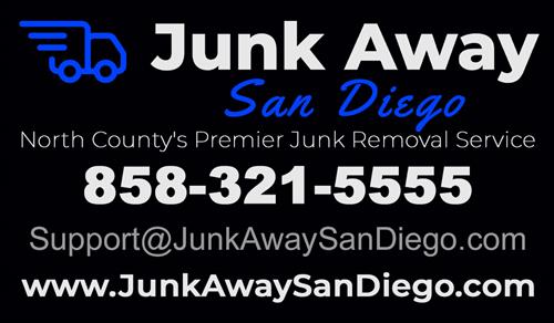 Junk away San Diego 858-321-5555