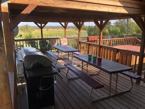 BBQ deck view BBQ deck view