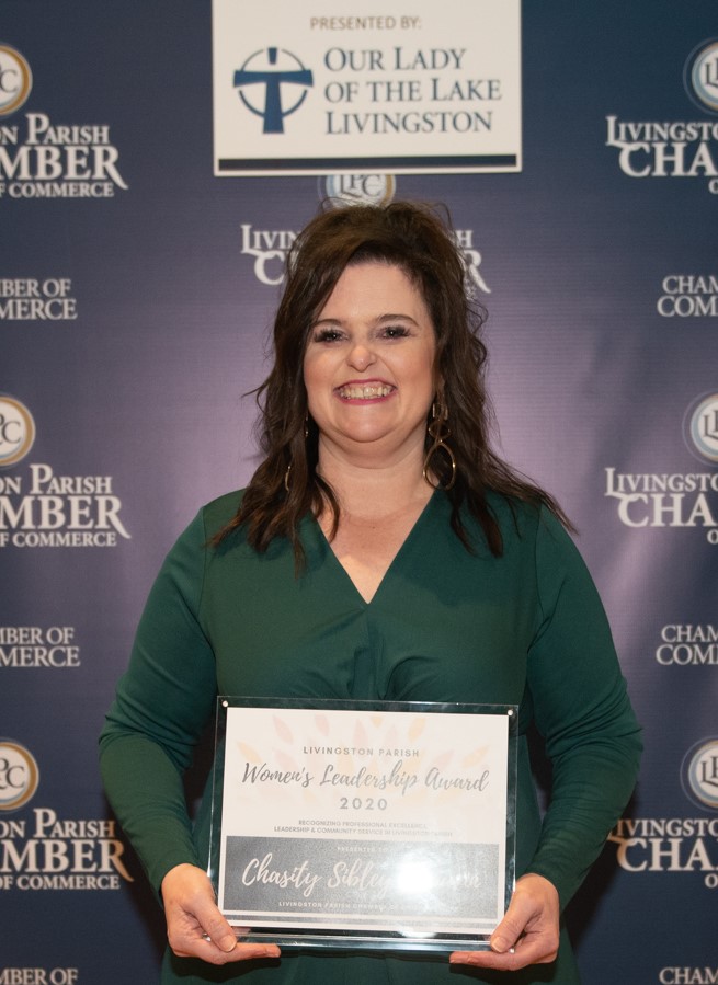 2020 Women's Leadership Award Winner, Chasity Sibley Chauvin