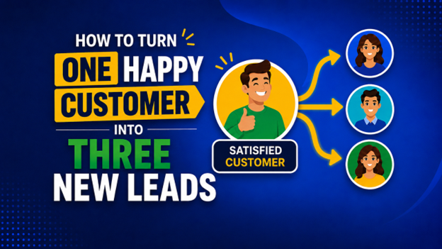 Image for How to Turn One Happy Customer Into Three New Leads
