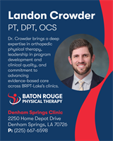 New Partners Announced: Baton Rouge Physical Therapy