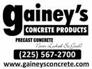 Gainey's Concrete Products Gainey's Concrete Products