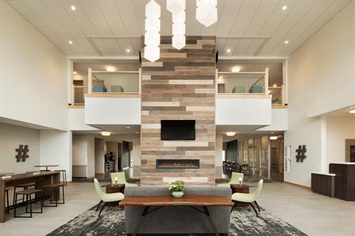 Modern Lobby with XBOX + PS4 gaming stations. Modern Lobby with XBOX + PS4 gaming stations.