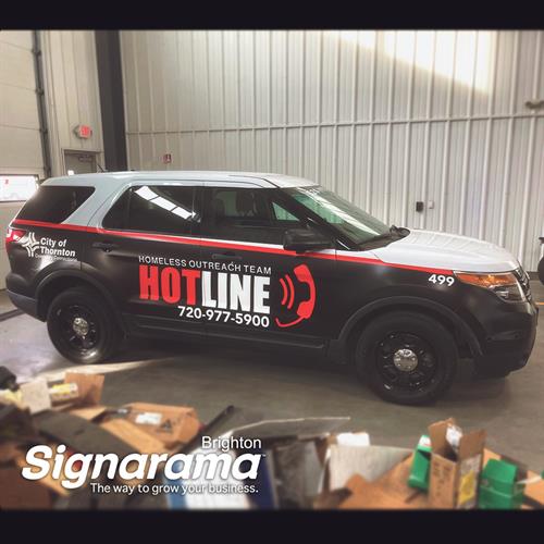 Full Vehicle Wrap for City of Thornton