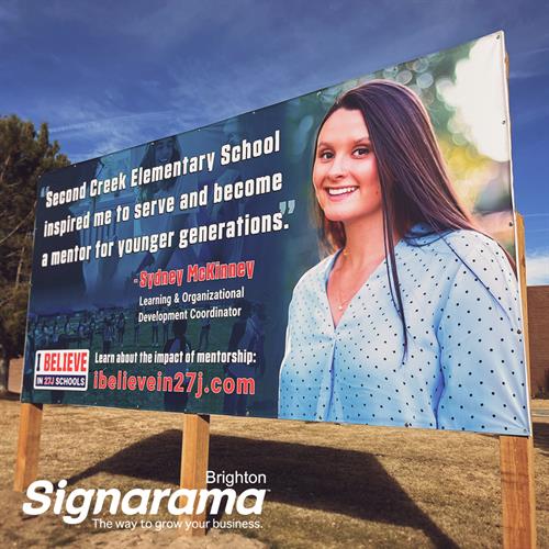 Large Banners for School District 27J
