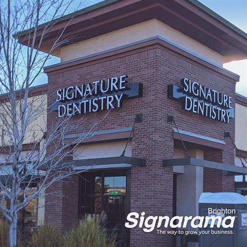 Channel Letters for Signature Dentistry