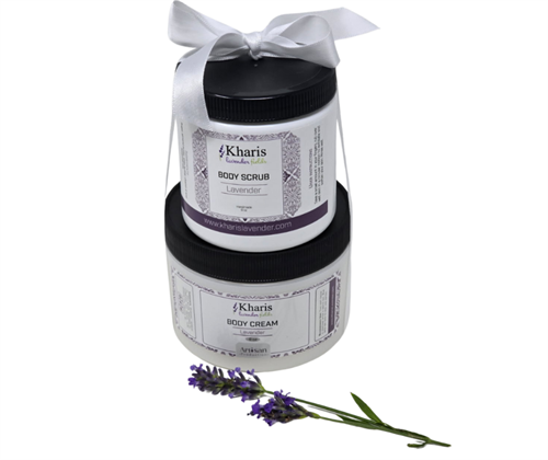 Lavender Cream & Scrub Set
