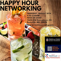 Networking Happy Hour Sponsored by the Young Professionals Group