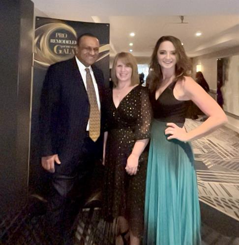 Asif Choudhury, Lisa Wilson and Wendy Colvin at the PRO Annual Awards Gala