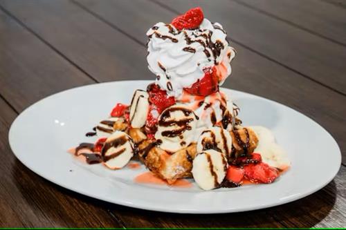 Strawberry Banana Waffle