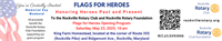 Rockville Rotary Flags for Heroes Opening Ceremony 2026