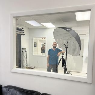 Tony Ventouris in his studio
