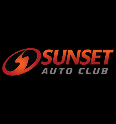 Sunset Auto Club Logo Design 