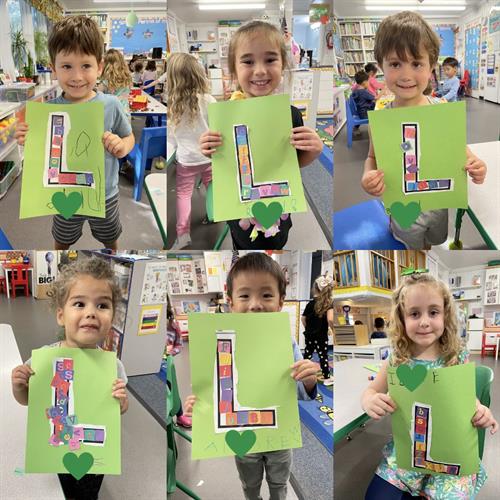 Through multi-sensory lessons, we grasp the "Letter L". . . Truly!
