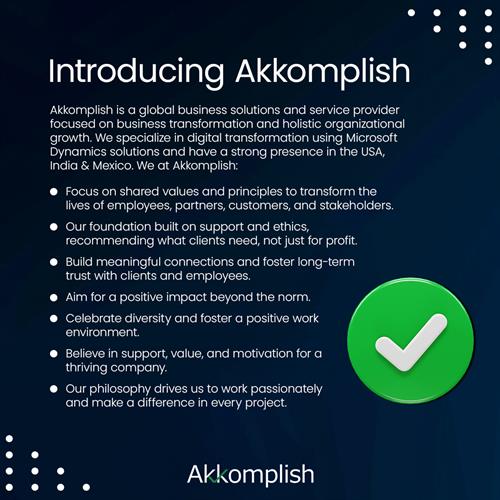 Introduction Of Akkomplish