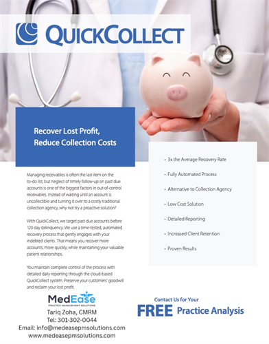 Collection Services For Healthcare/Dental Practices