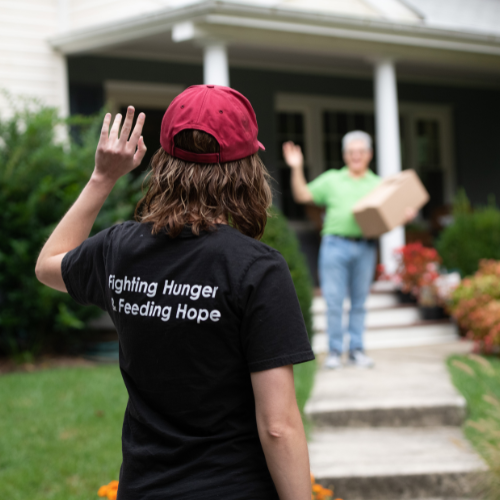 Deliveries are a big part of our food for families program. Deliveries are a big part of our food for families program.