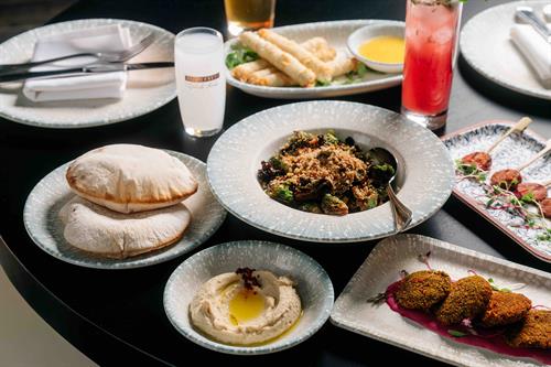 Meze style portions, made for sharing  Meze style portions, made for sharing