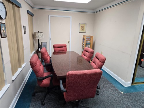 A sparkling clean office, to ensure that we work in a clean environment.