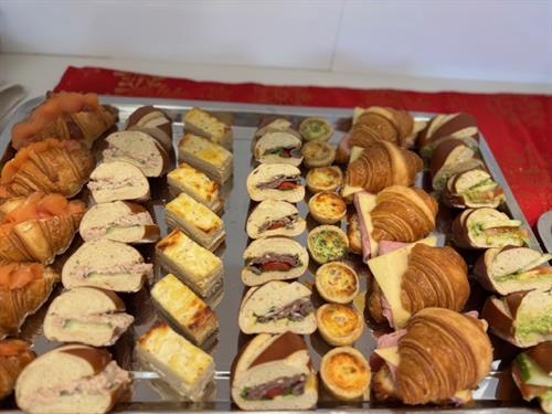Catering, Mini Sandwiches, Croque Monsieur, Quiches
