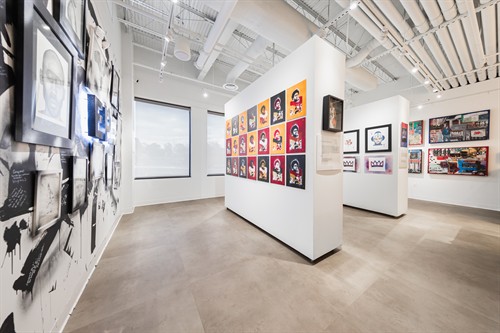 One of many gallery layout options