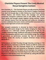 Charlotte Players News Release: Swingtime Canteen