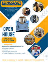 Open House at Suncoast Technical College-North Port on April 9, 2026