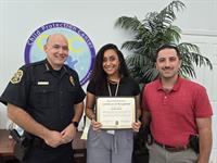 Child Protection Center’s Case Coordinator Awarded Civilian Citation from the Venice Police Department