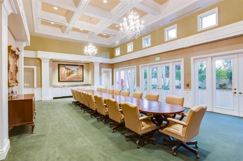 Our board room at our headquarters in Venice, FL