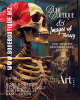 Bone Boutique & Images of Therapy Pop-Up In My Driveway April Edition North Port Art Crawl