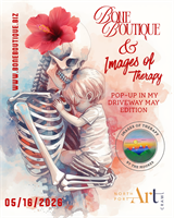 Bone Boutique & Images of Therapy Pop-Up In My Driveway May Edition North Port Art Crawl