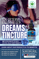 Experience Restful Sleep with Steel Valley Hemp Dreams Tincture at Tri-Healthy