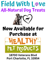 News Release: Field With Love All-Natural Dog Treats Now Available at Healthy Pet Products