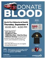 ?? Save a Life at NPBH — Blood Drive Sept 4, 10 AM–4 PM (Limited Spots)