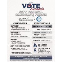 2026 Escondido Candidate Forum