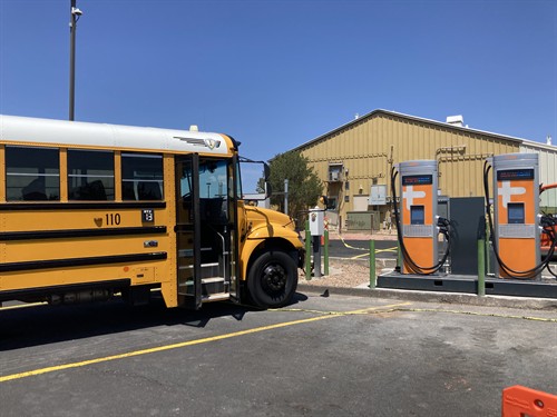 EV bus charging for Santa Fe Public Schools