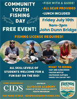 Free Community Youth Fishing Day on the Rio Grande