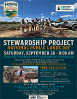 National Public Lands Day Stewardship Event