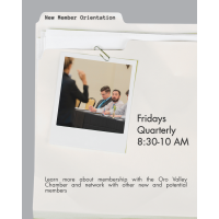 New Member Orientation