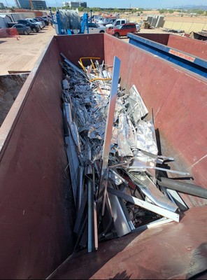 Metal sheets after compaction