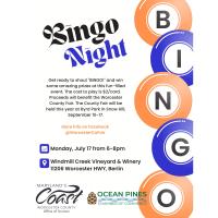 BINGO for the Worcester County Fair at Windmill Creek