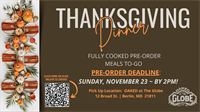 Thanksgiving Meals - Pre-Order Now!