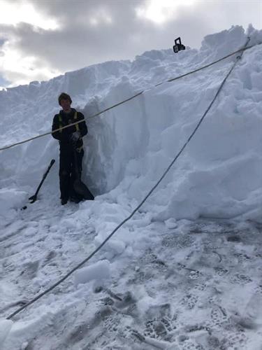 Rooftop snow removal
