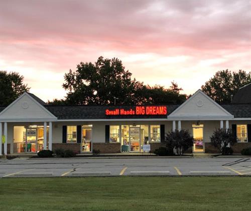 Our building is conveniently located off of 306 near Giant Eagle and the freeway. Our main entrance is around the back with a secured fingerprint access door. 