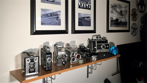 Vintage Camera Display