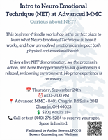 Intro to Neuro Emotional Technique (NET) at Advanced MMC