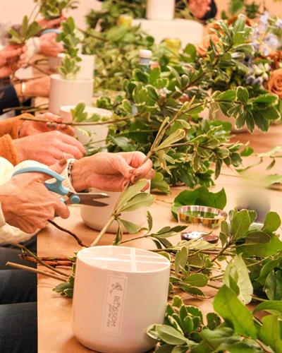 Monthly workshops and private events 