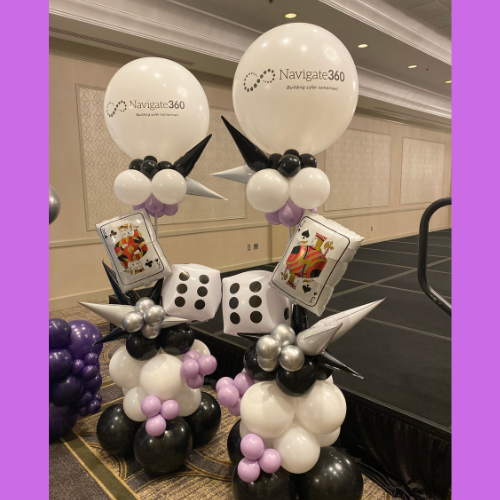 Betty Towers for a Casino Themed Corporate Event