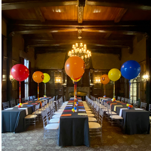 Custom Jumbo Balloons for a Bar Mitzvah at Lake Forest Country Club